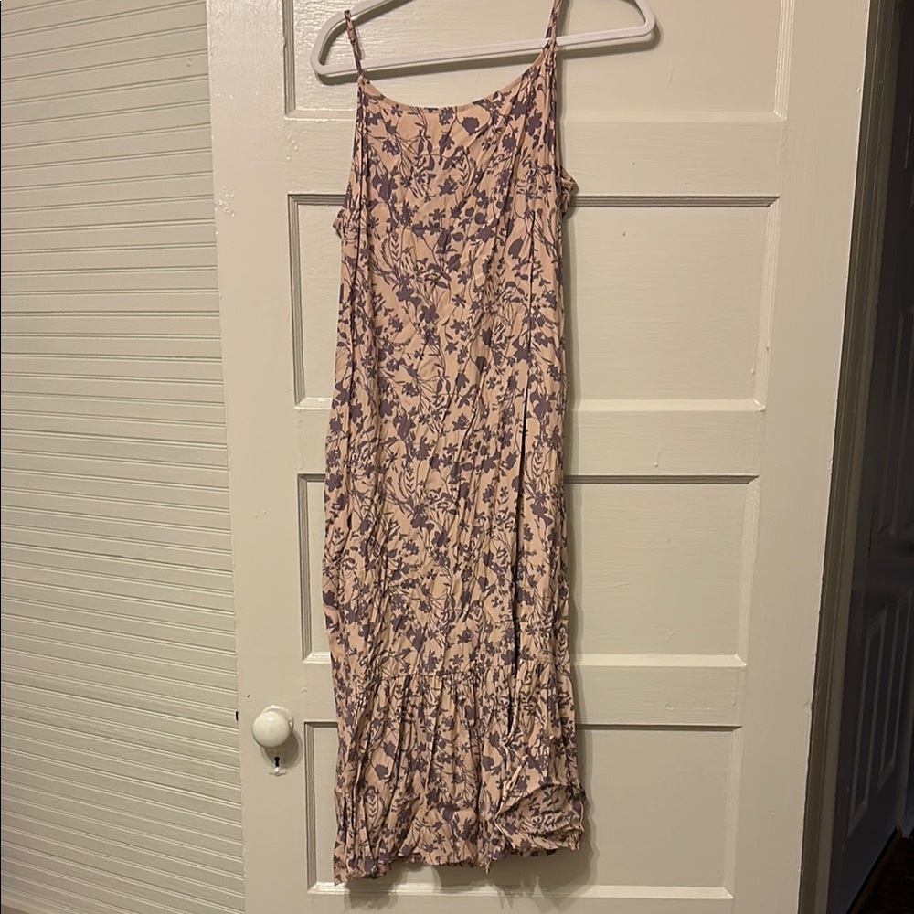 Floral Print Spaghetti Strap Dress